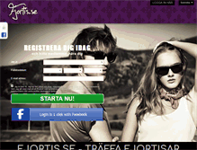 Tablet Screenshot of fjortis.se